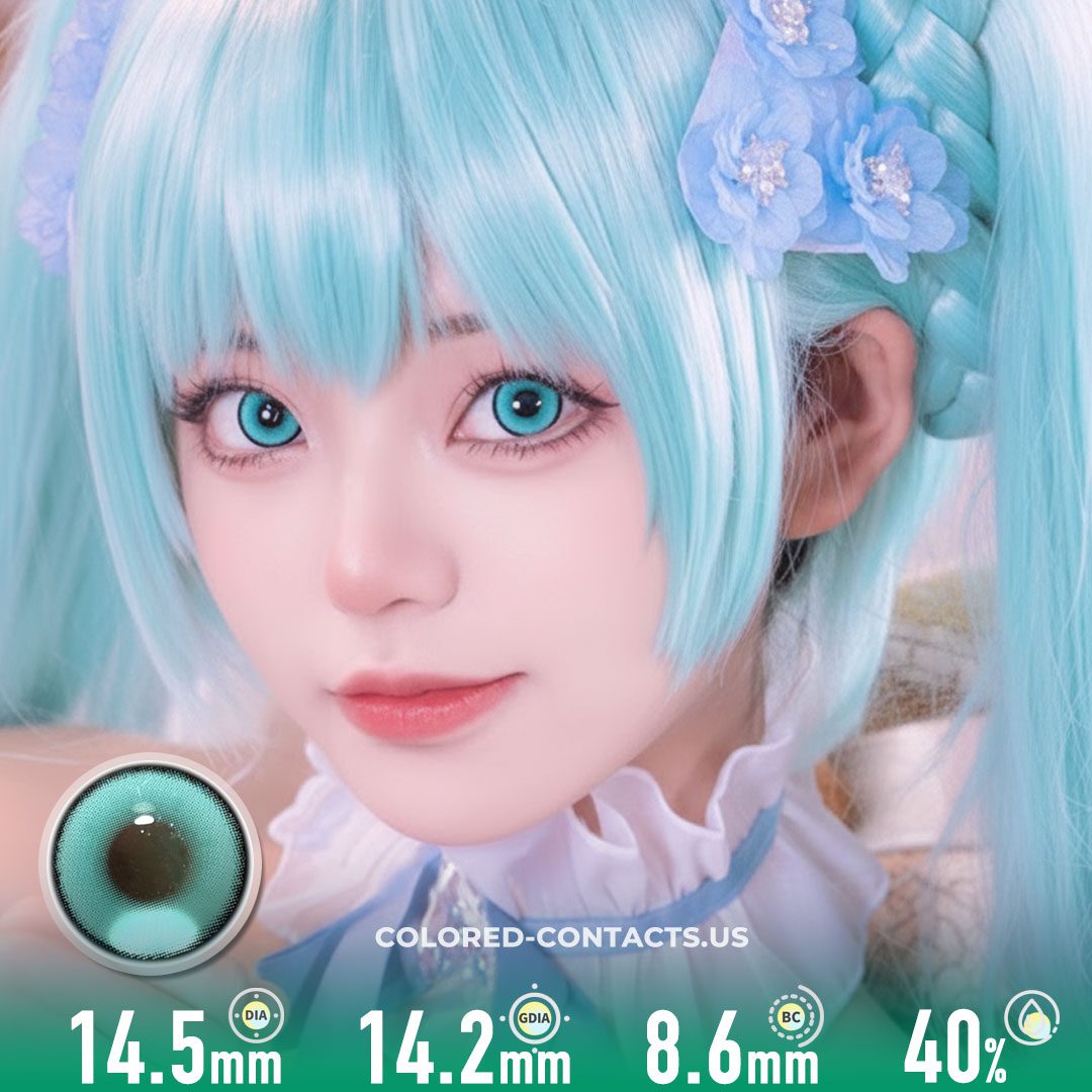 Grass Green Colored Contacts | 4-Lens Pack - image 1