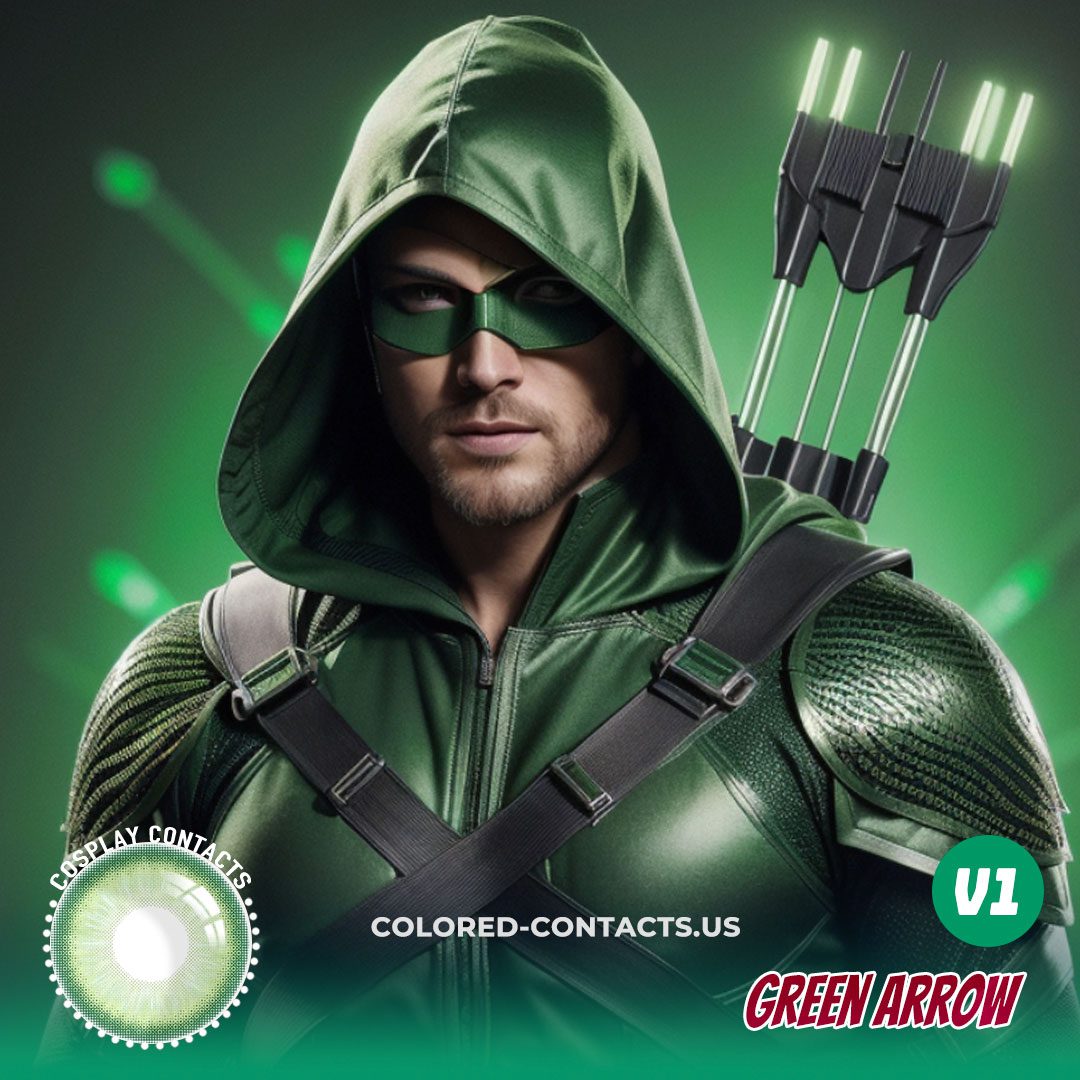 Green Arrow Cosplay Contact Lenses - image 1
