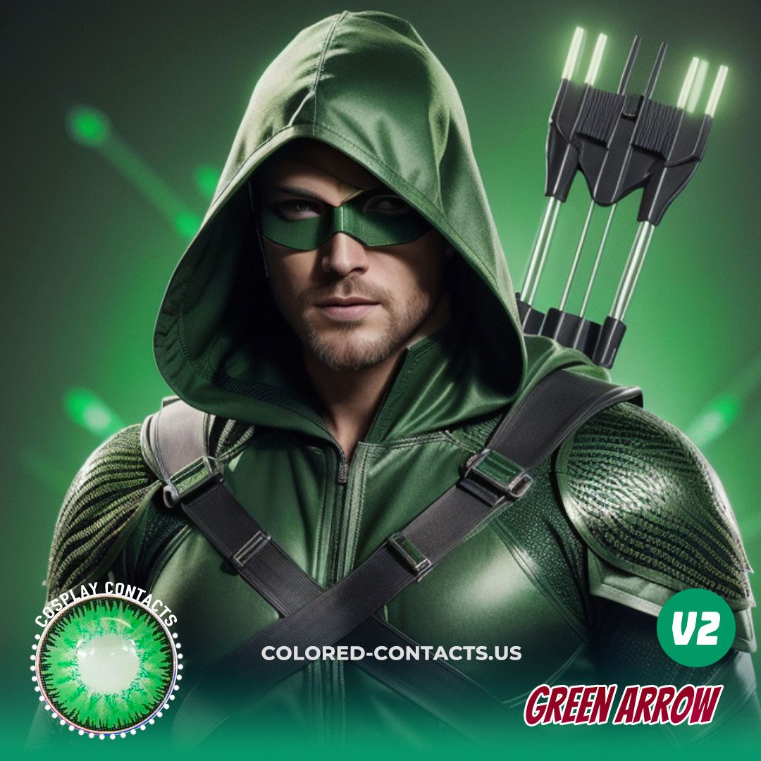 Green Arrow Cosplay Contact Lenses - thumbnail 4