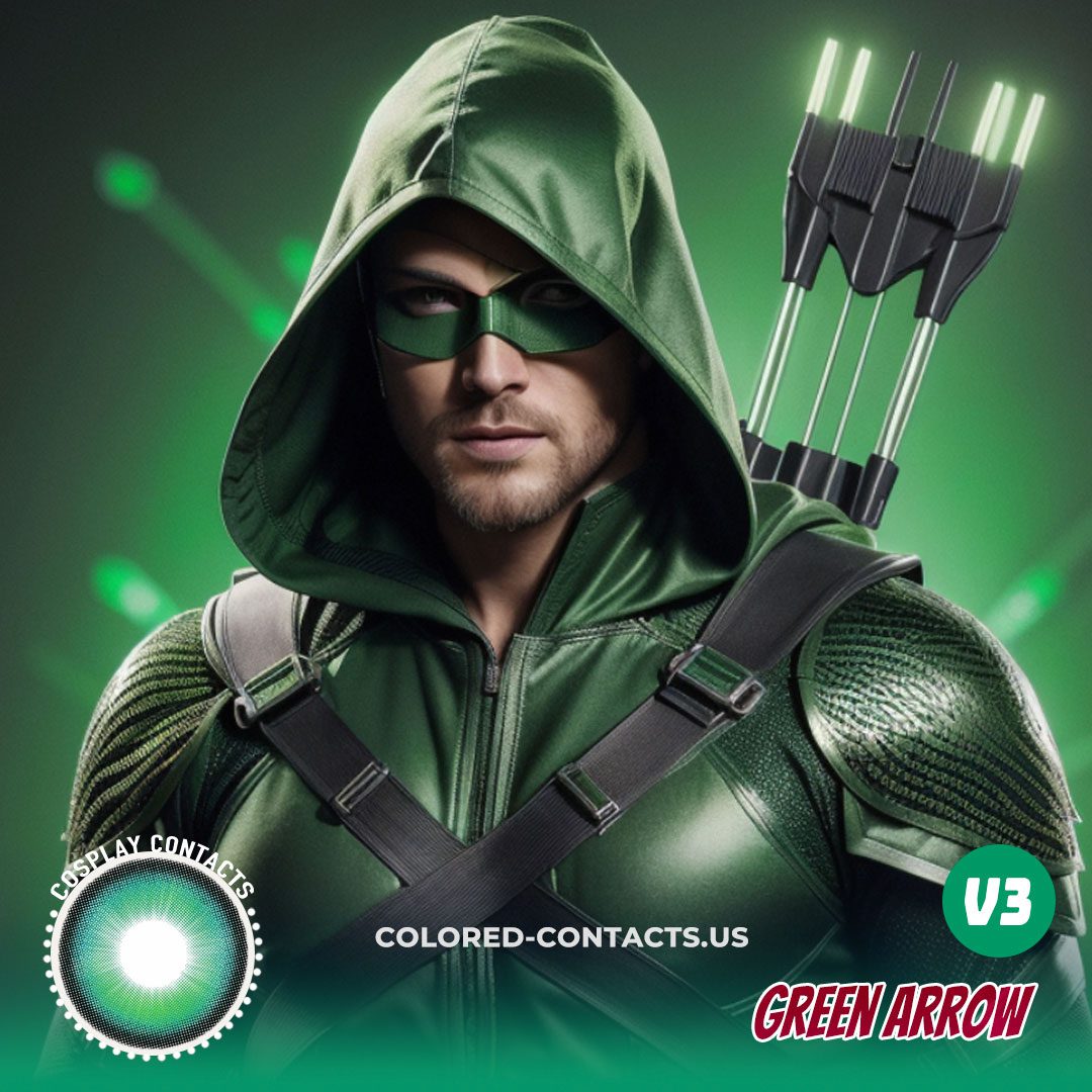 Green Arrow Cosplay Contact Lenses - thumbnail 5