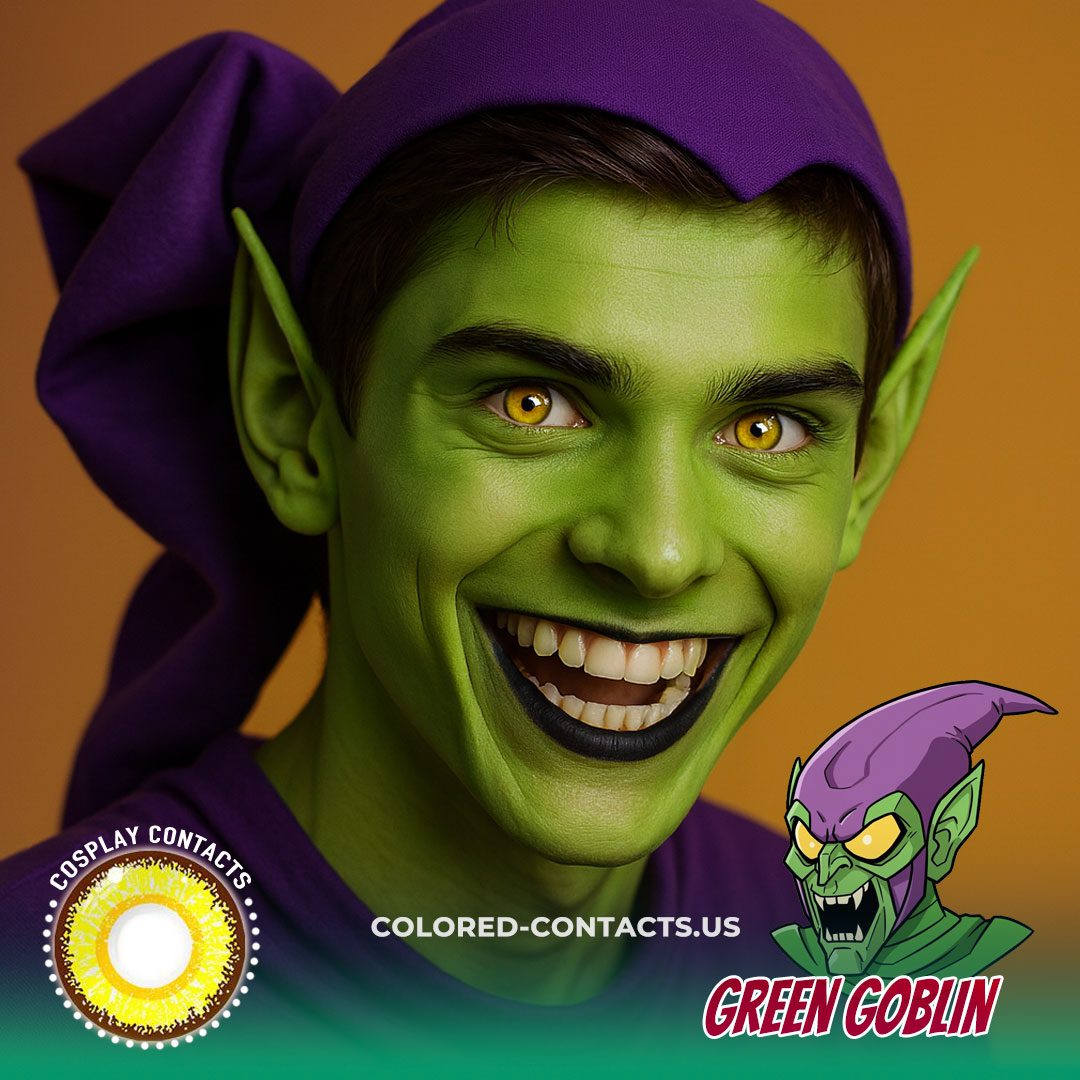 Green Goblin Cosplay Contact Lenses - image 1