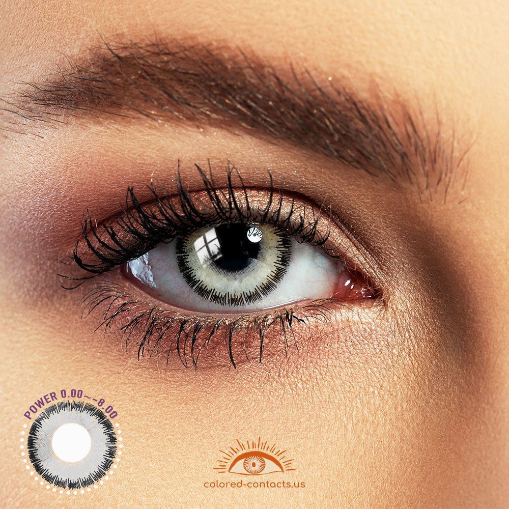 Grey Anime Eye Colored Contacts - image 1