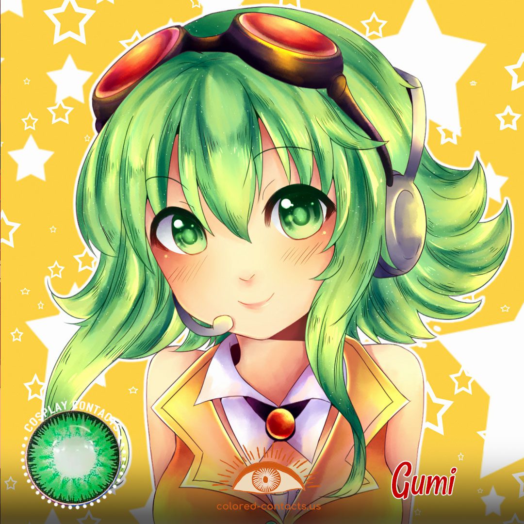 Vocaloid: Gumi Cosplay Contact Lenses - image 1