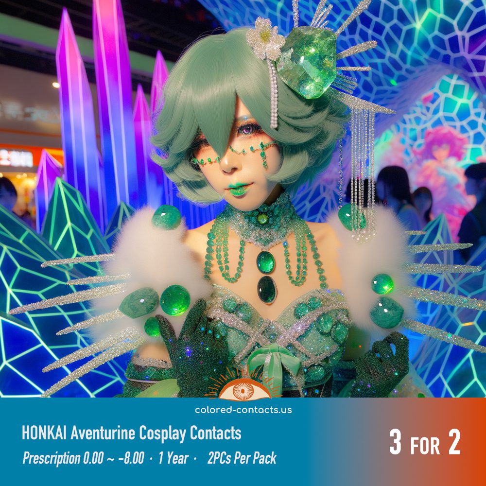 HSR : Aventurine Cosplay Contacts - thumbnail 9