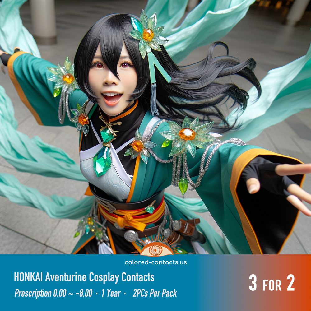 HSR : Aventurine Cosplay Contacts - thumbnail 8