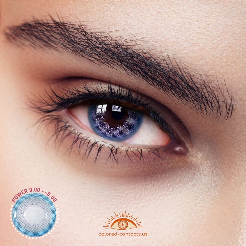 Halo Blue Colored Contacts - image 1