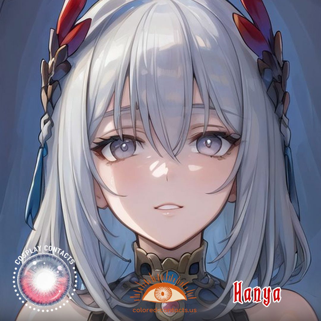 HONKAI : Hanya Cosplay Contact Lenses - image 1
