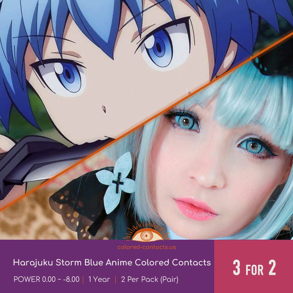 Hakuryuu Ren Cosplay Heterochromia Contact Lenses - thumbnail 7