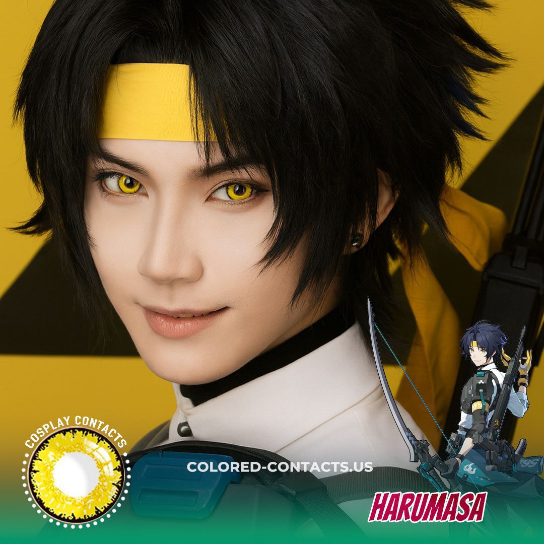 ZZZ Harumasa Cosplay Contact Lenses - image 1