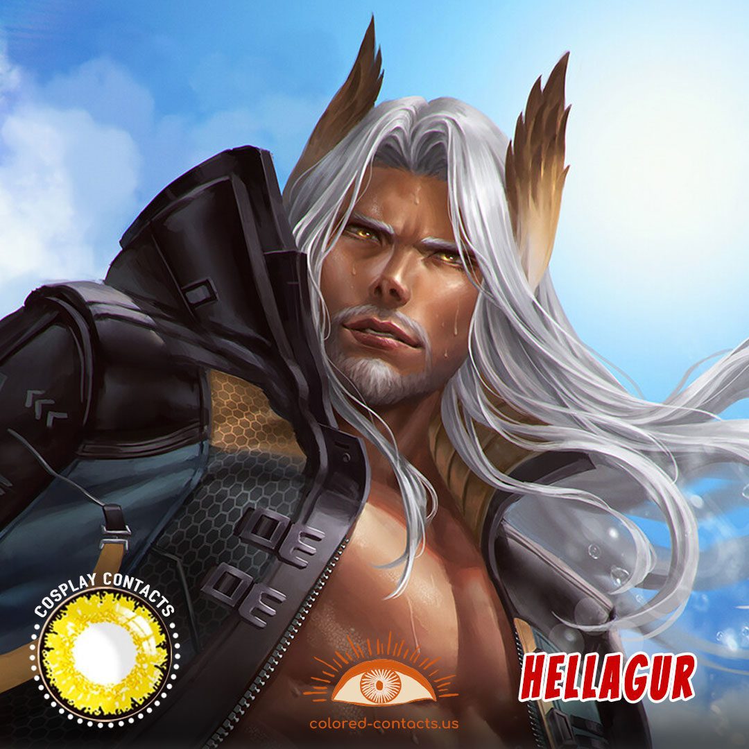 Arknights : Hellagur Cosplay Contact Lenses - image 1