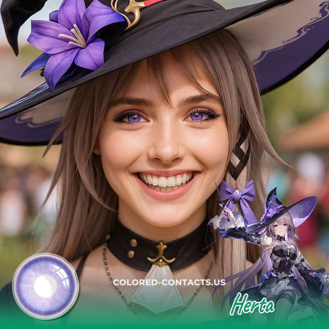 HONKAI : Herta Cosplay Contact Lenses - image 1