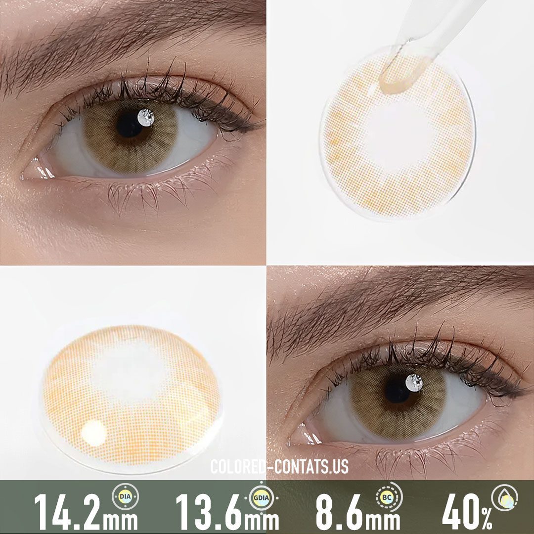 Hidrocor Hazel Contact Lenses - image 1