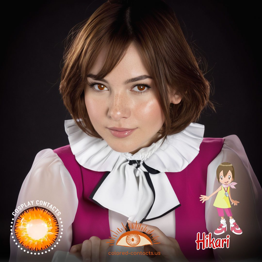 Digimon: Hikari Cosplay Contact Lenses - image 1