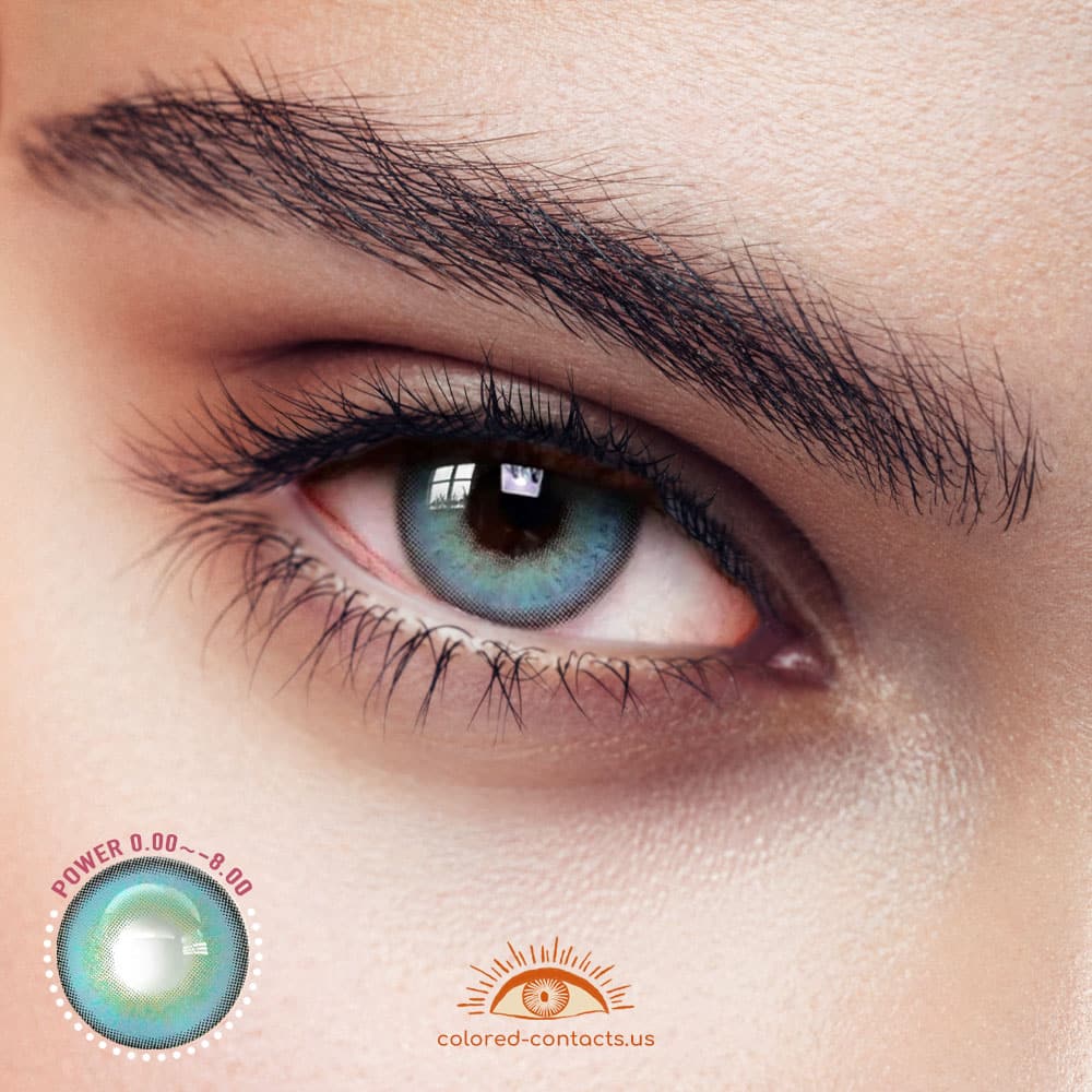 Himalaya Blue Colored Contacts - image 1