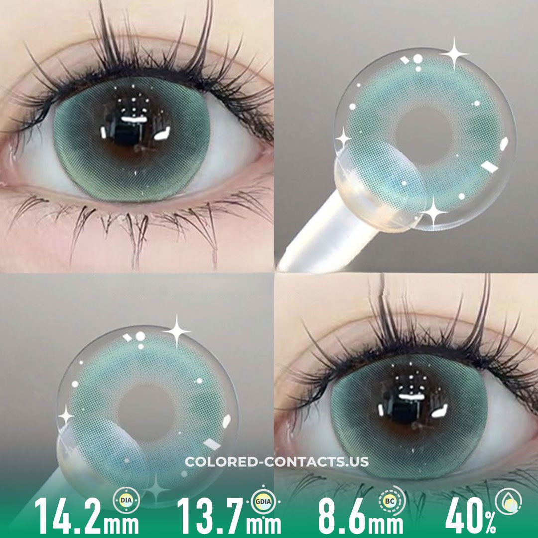 Himalaya Green Colored Contacts - image 1
