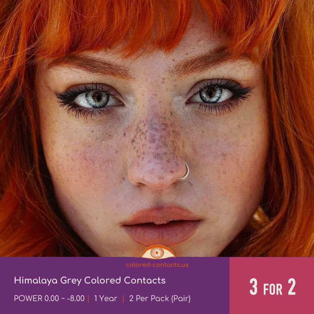 Himalaya Grey Colored Contacts - thumbnail 2