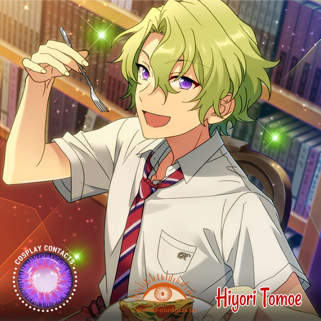 Ensemble Stars : Hiyori Tomoe Cosplay Contact Lenses - image 1