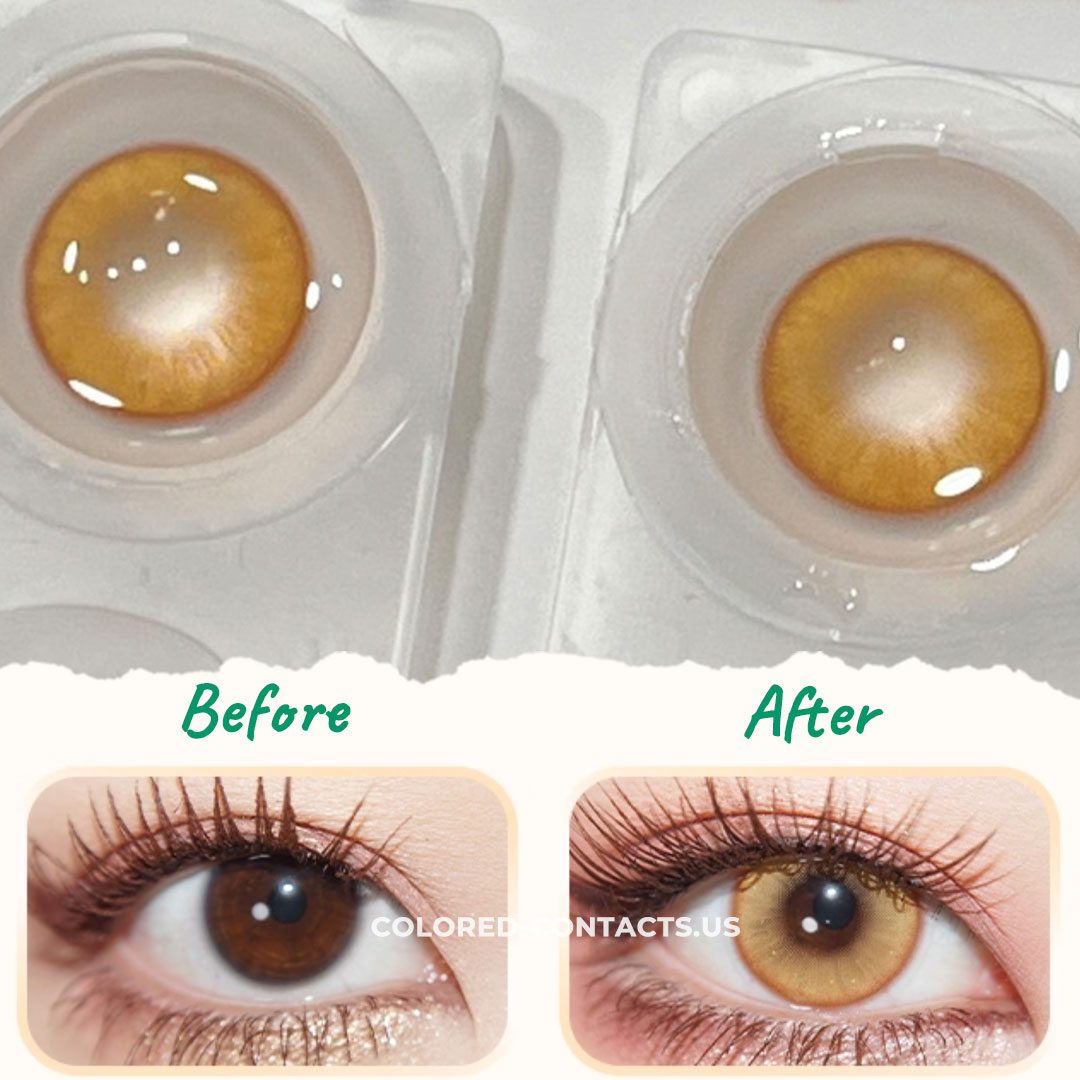 Pretty Derby : Biwa Hayahide Cosplay Contact Lenses  | 4-Piece Set - thumbnail 3