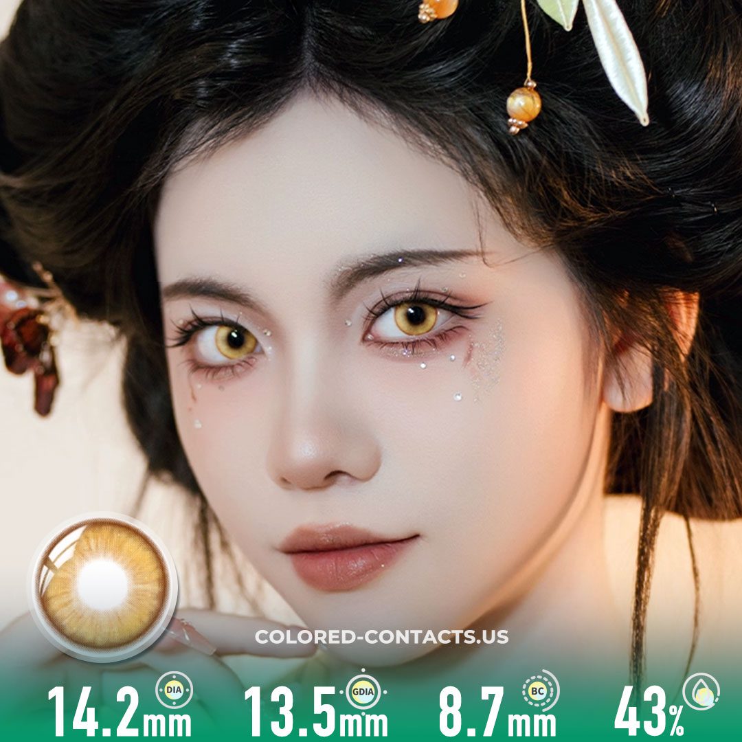 Honey Glow Contact Lenses | 4-Lens Pack - image 1
