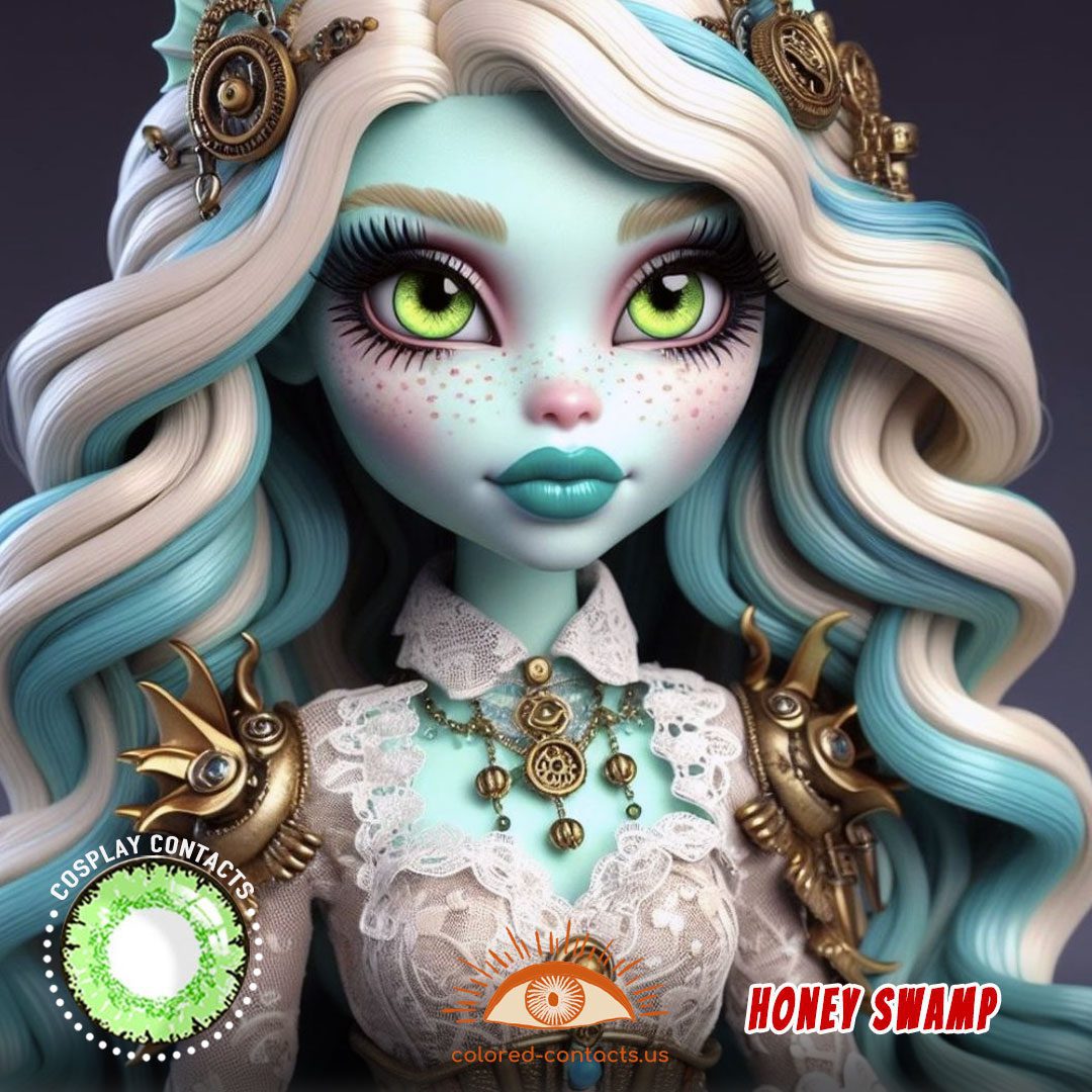 Monster High : Honey Swamp Cosplay Contact Lenses - image 1