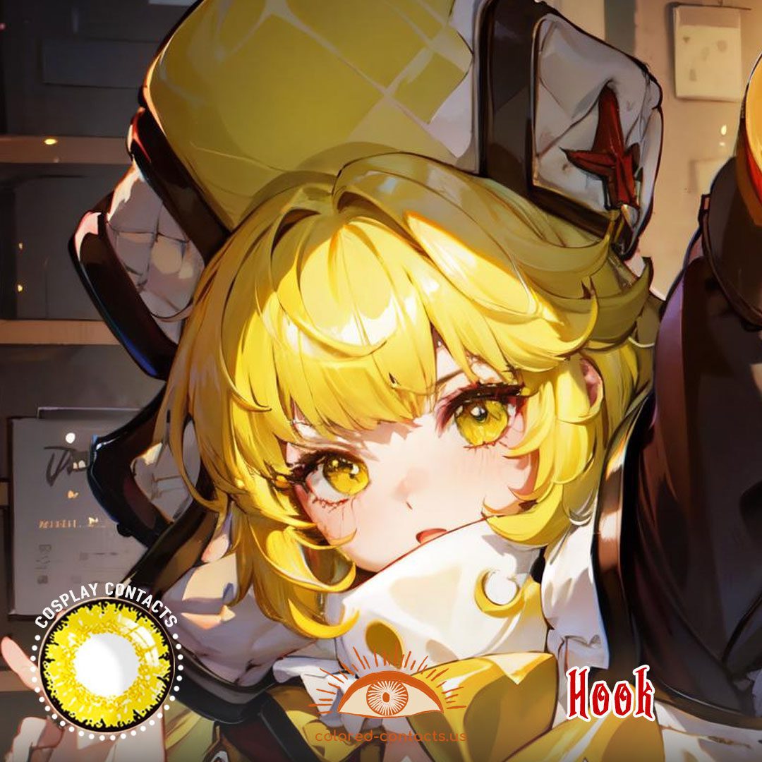 HONKAI : Hook Cosplay Contact Lenses - image 1