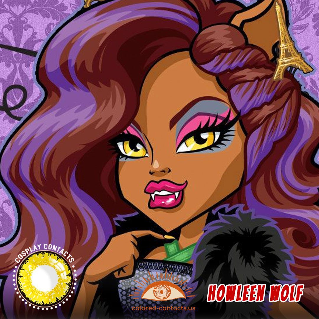 Monster High : Howleen Wolf Cosplay Contact Lenses - image 1