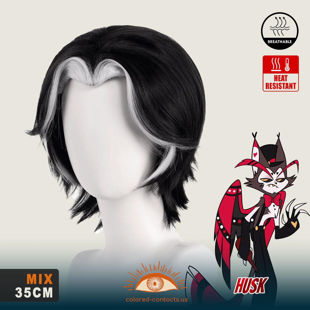 Hazbin Hotel: Husk Cosplay Wig - image 1