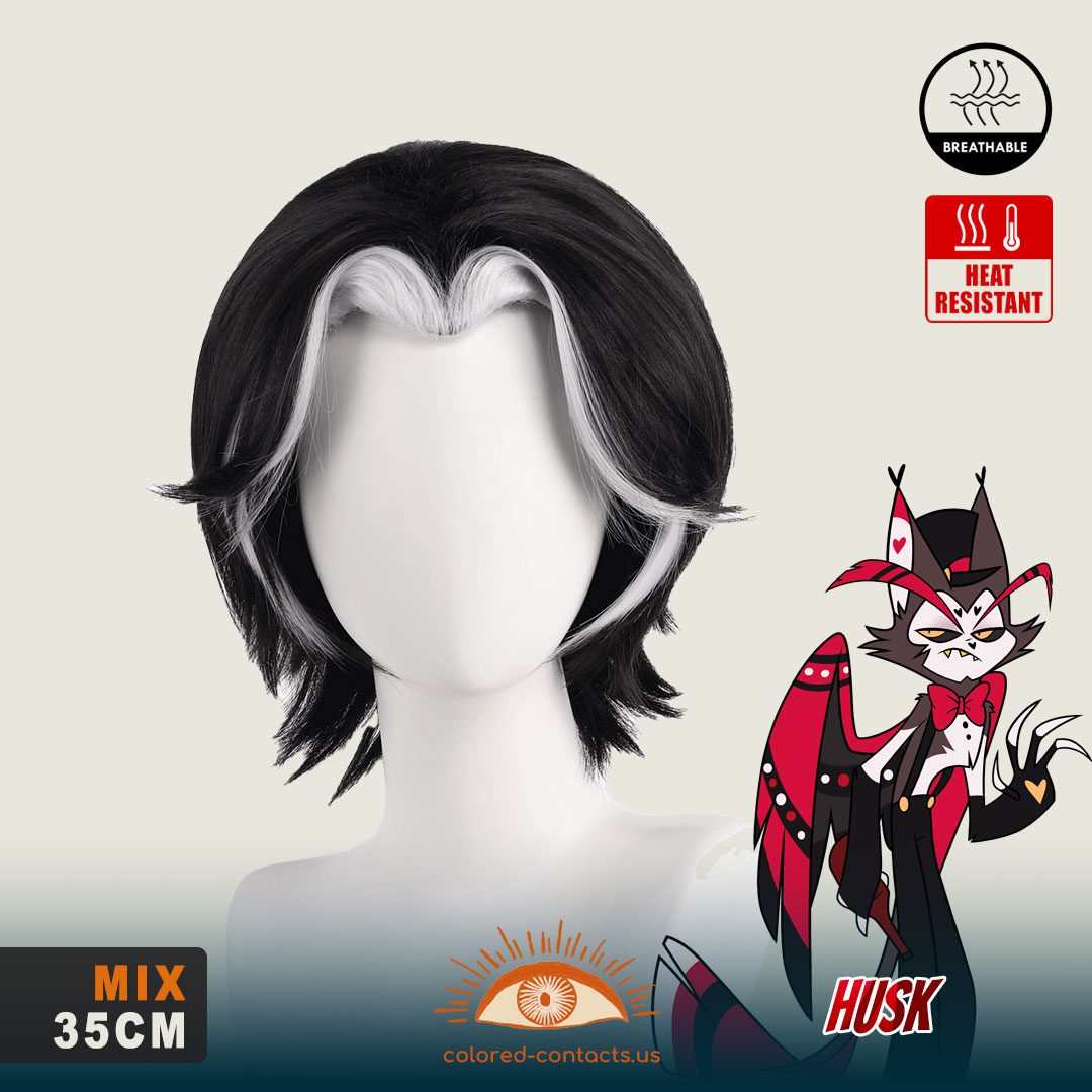 Hazbin Hotel: Husk Cosplay Wig - thumbnail 2