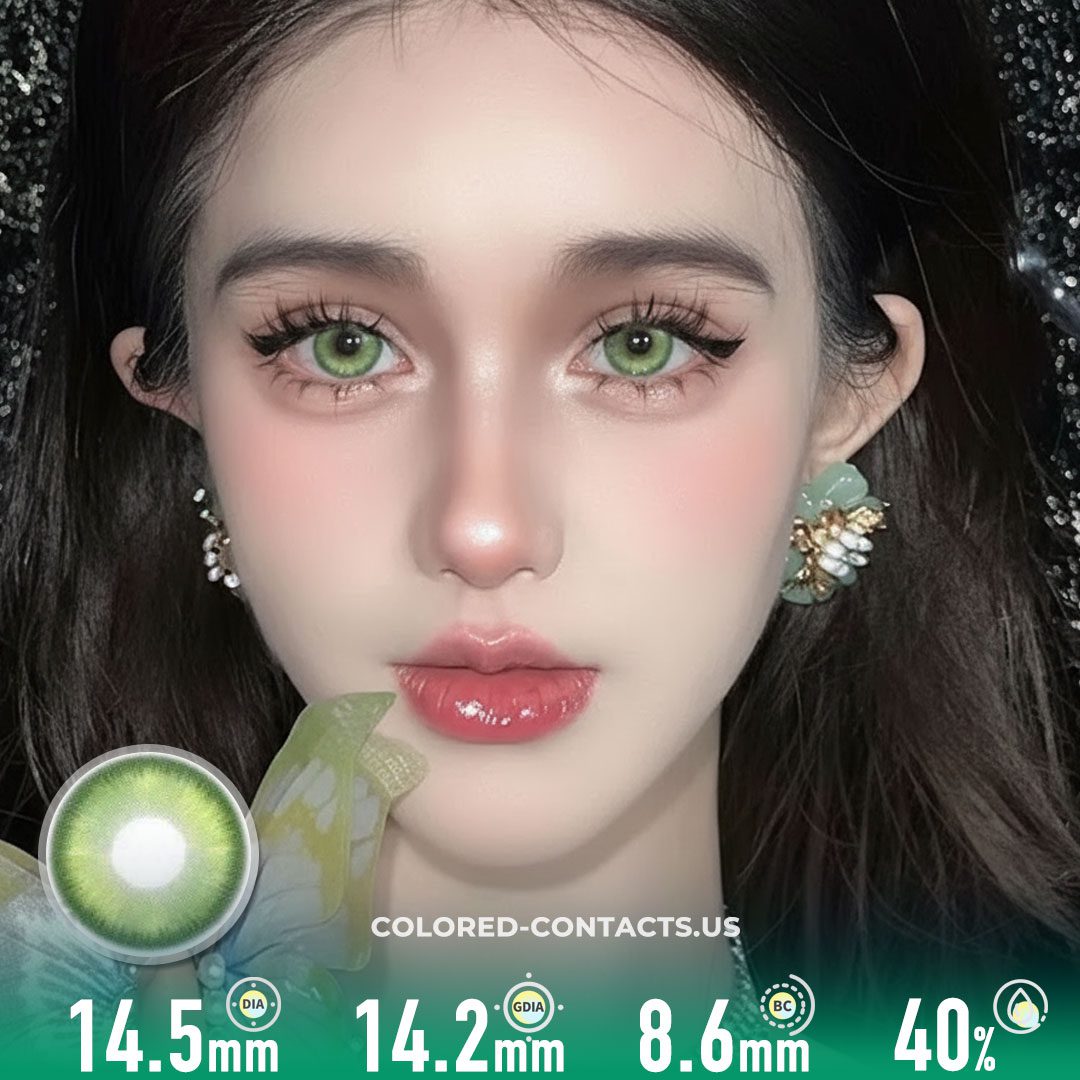 Ice Green Colored Contacts - image 1