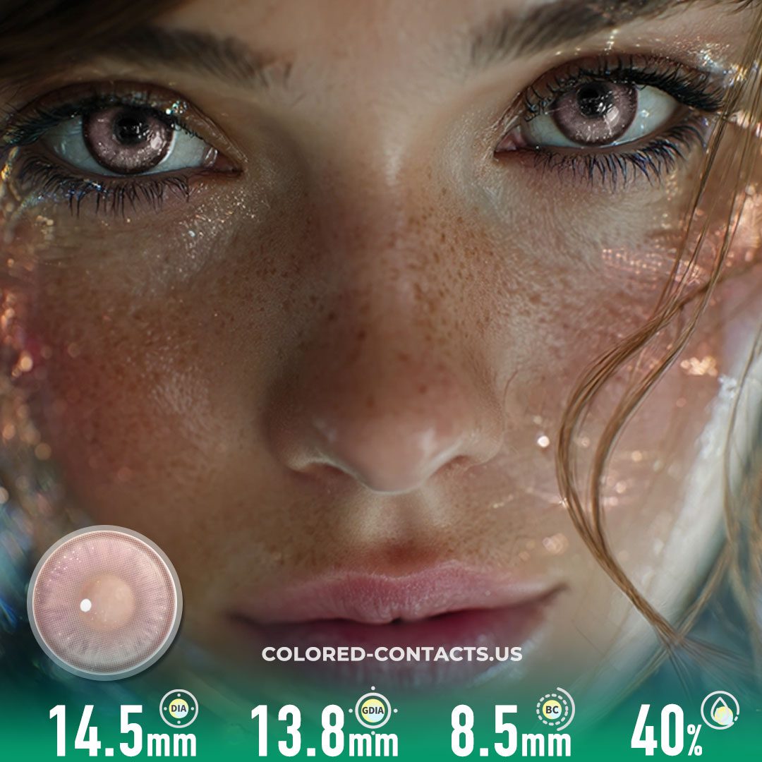 Ice Pink Colored Contacts - image 1