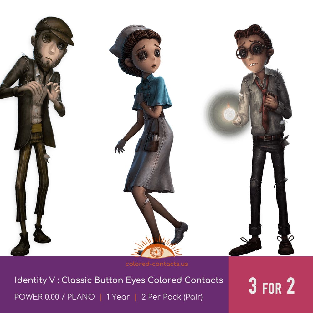 Classic Button Eyes Colored Contacts - thumbnail 2