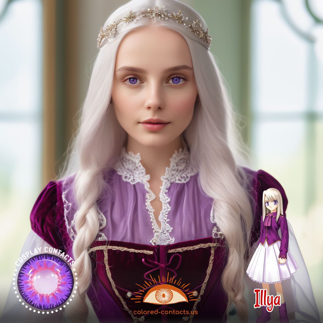 Fate Series: Illya Cosplay Contact Lenses - image 1