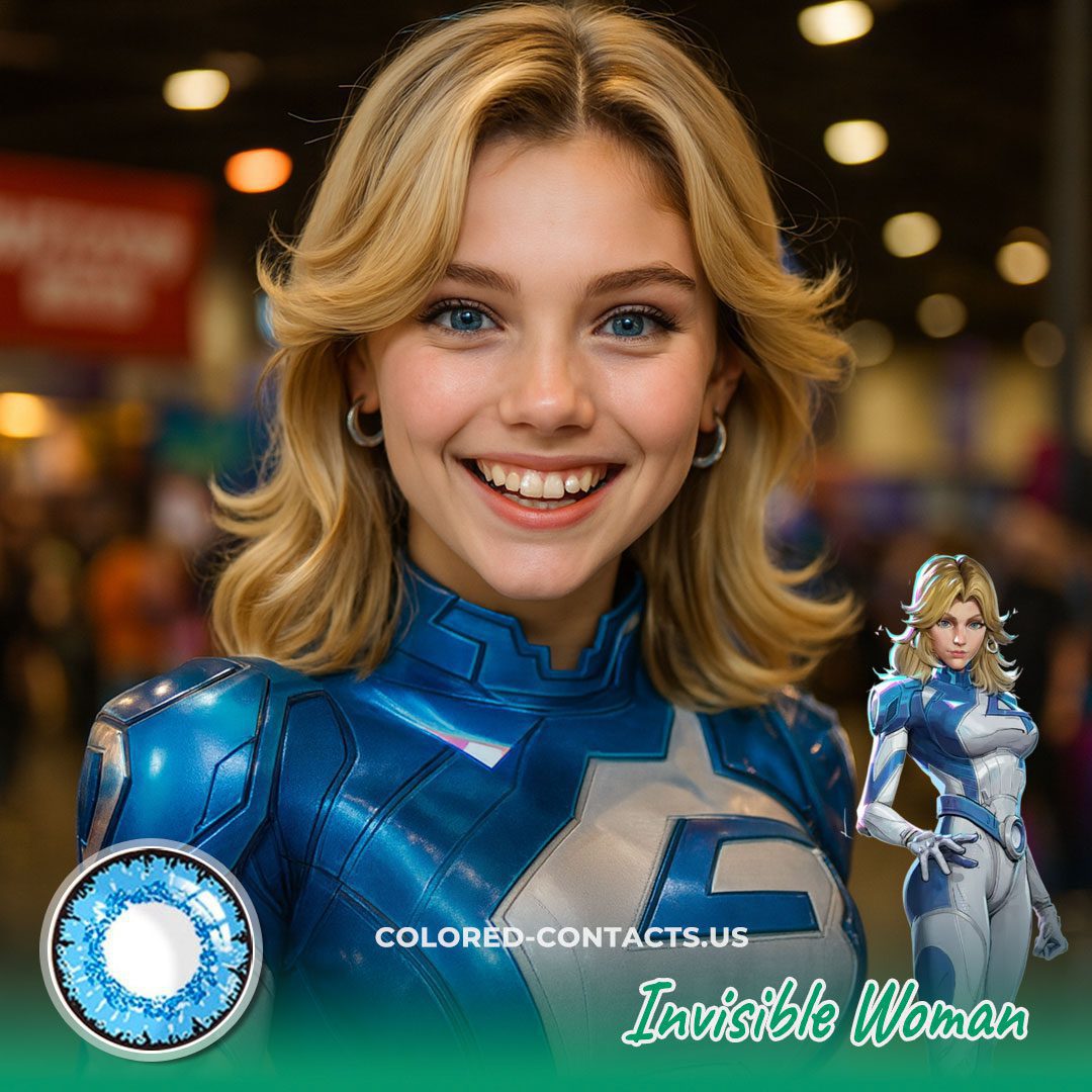 Invisible Woman Cosplay Contact Lenses - image 1
