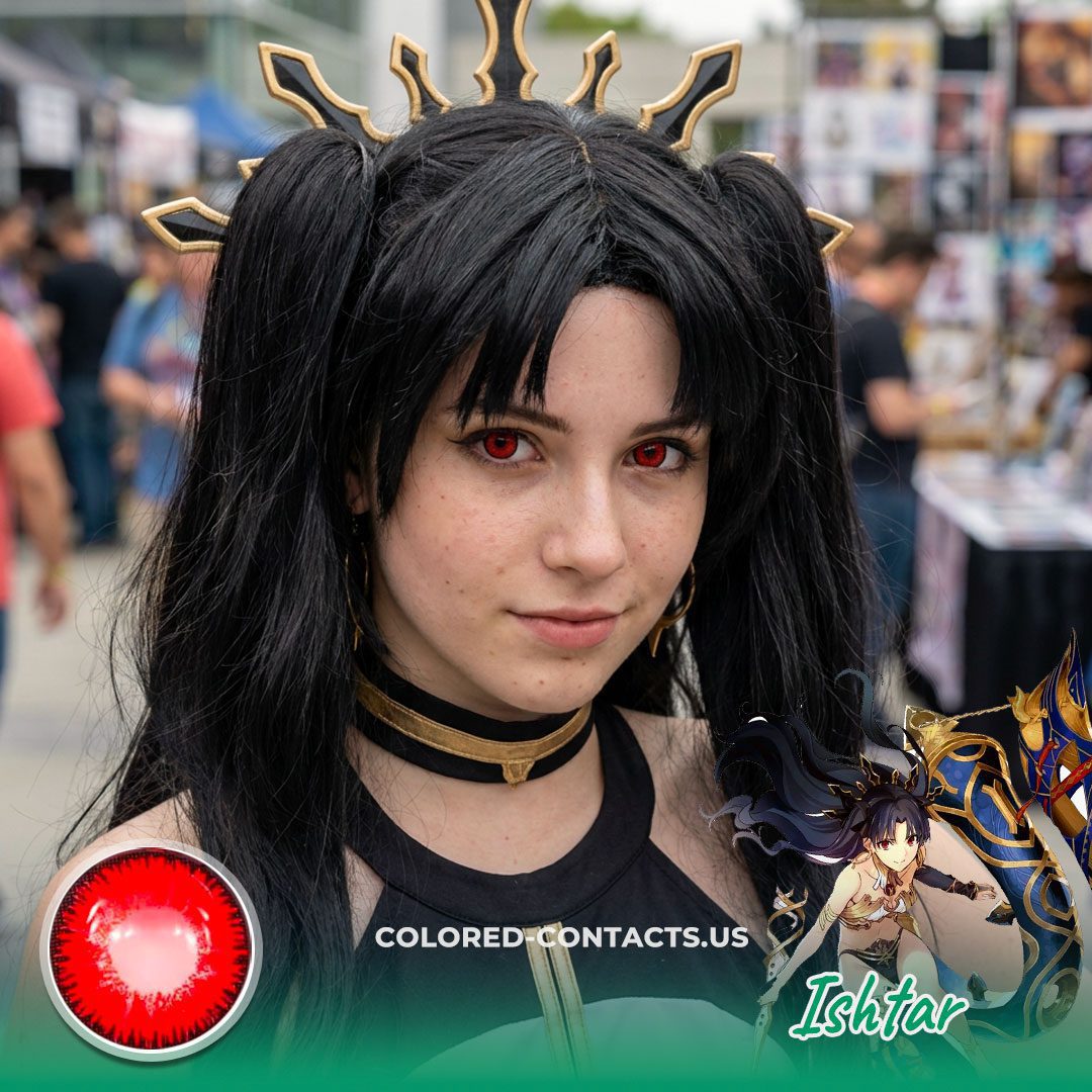 Fate : Ishtar Cosplay Contact Lenses - image 1
