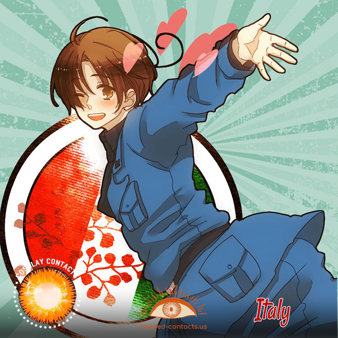 Hetalia: Axis Powers - Italy Cosplay Contact Lenses - image 1