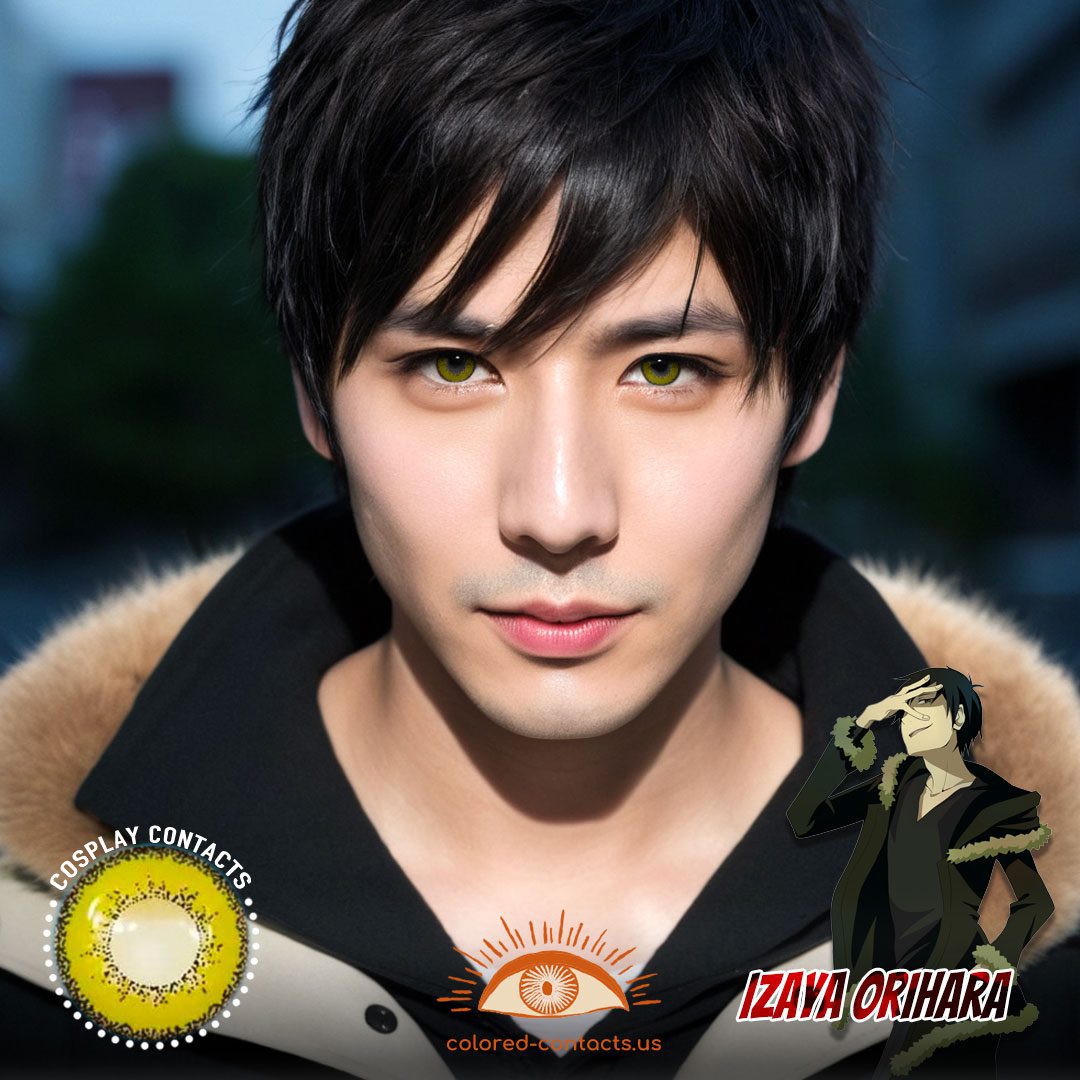 Durarara!!: Izaya Orihara Cosplay Brown Contact Lenses - image 1
