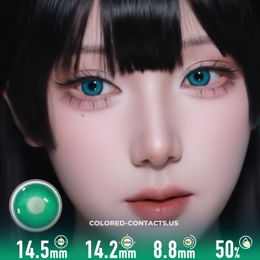 Jade Plum Green Contacts | 4-Lens Pack - image 1