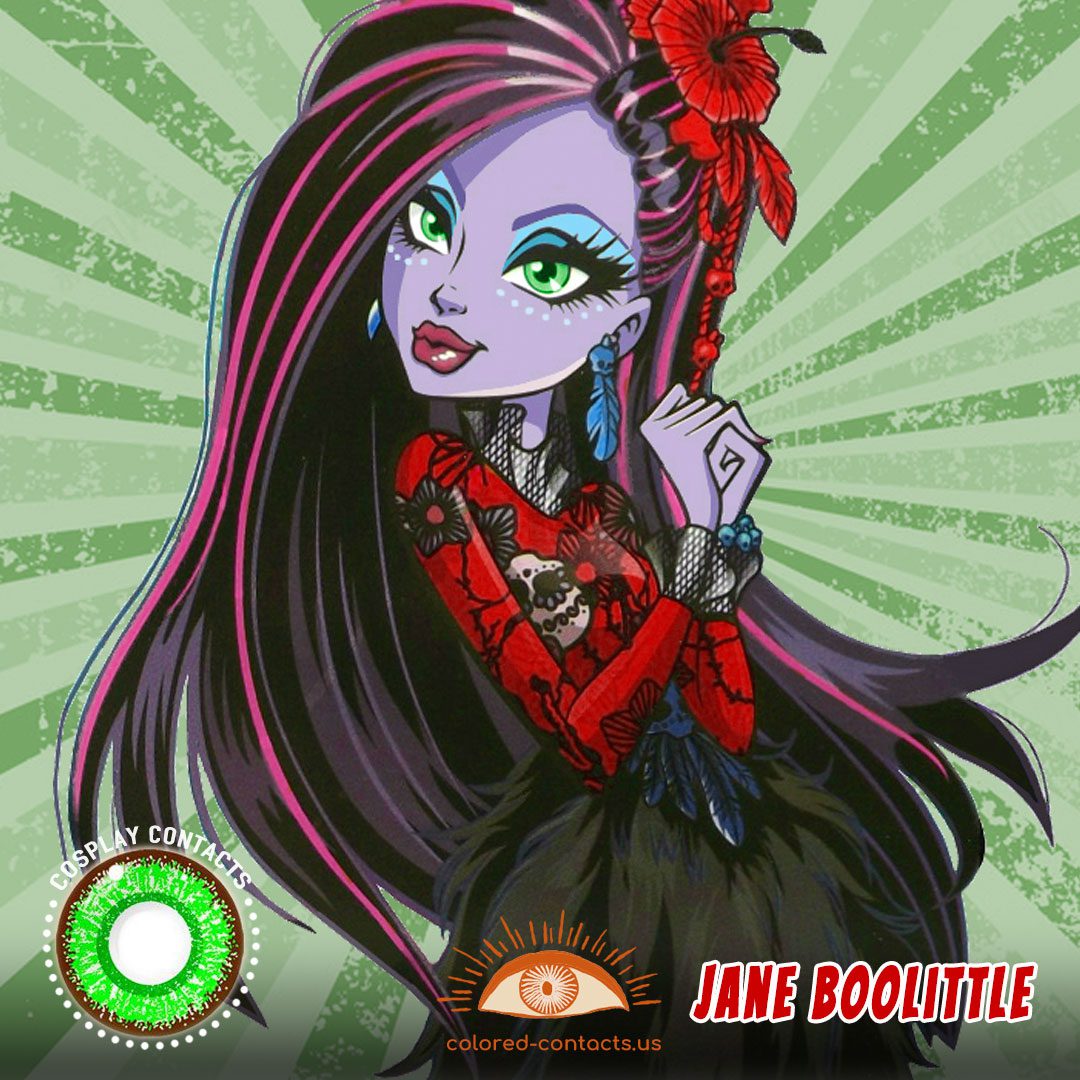 Monster High : Jane Boolittle Cosplay Contact Lenses - image 1