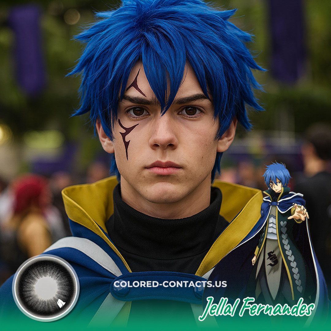 Jellal Fernandes Cosplay Black Contact Lenses - image 1