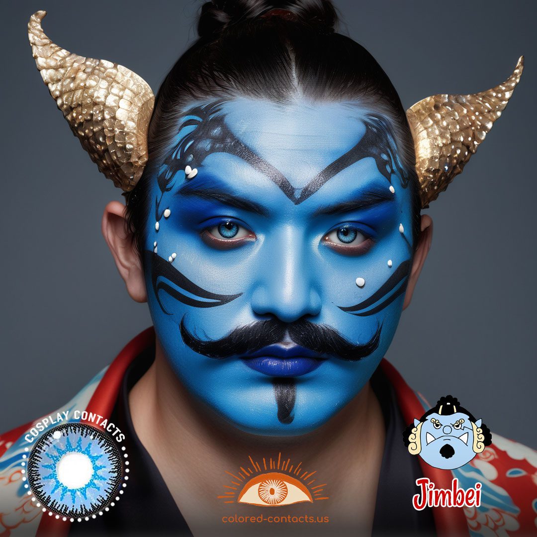 Jimbei Cosplay Contact Lenses - image 1
