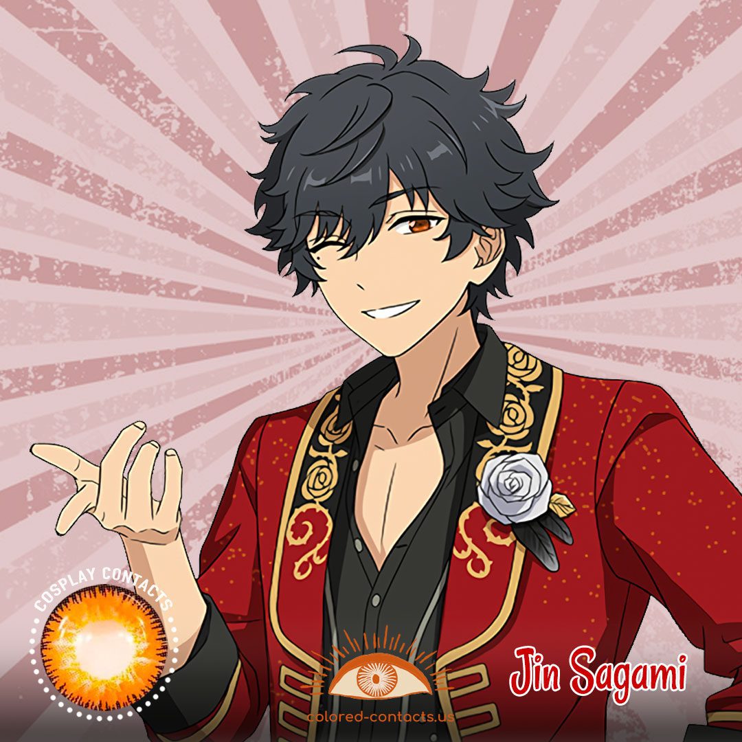 Jin Sagami Thunder Cosplay Contact Lenses - image 1