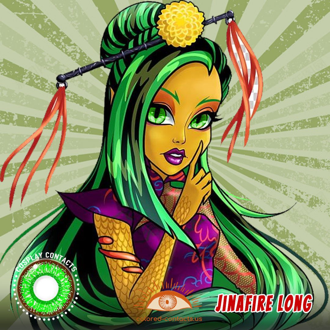 Monster High : Jinafire Long Cosplay Contact Lenses - image 1