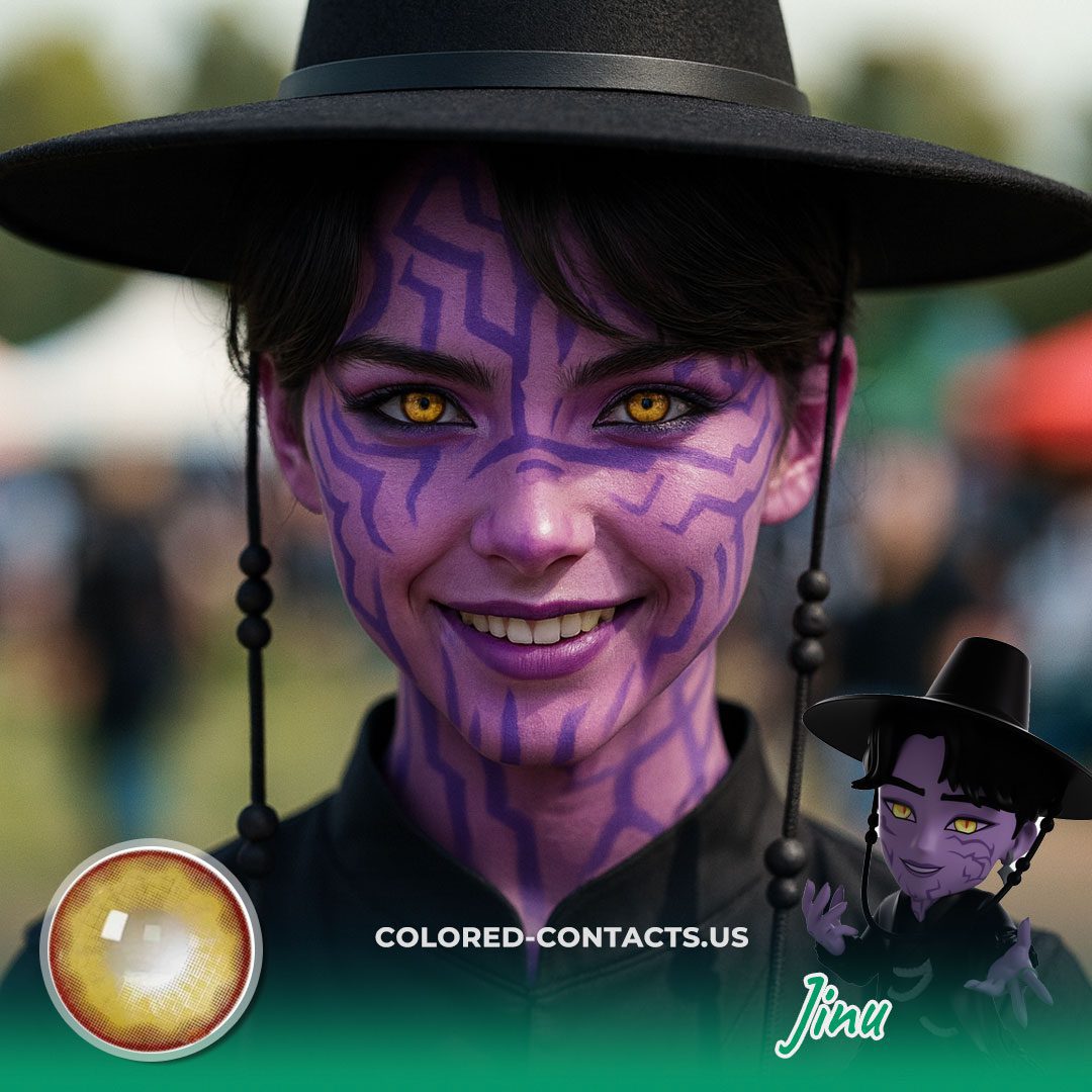 KPop: Jinu Cosplay Contact Lenses - image 1