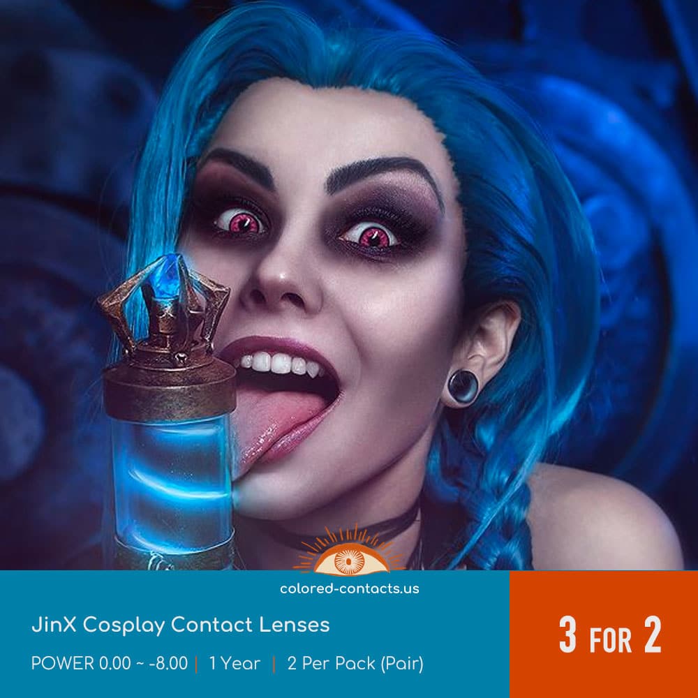 Jinx Cosplay Contact Lenses - thumbnail 3