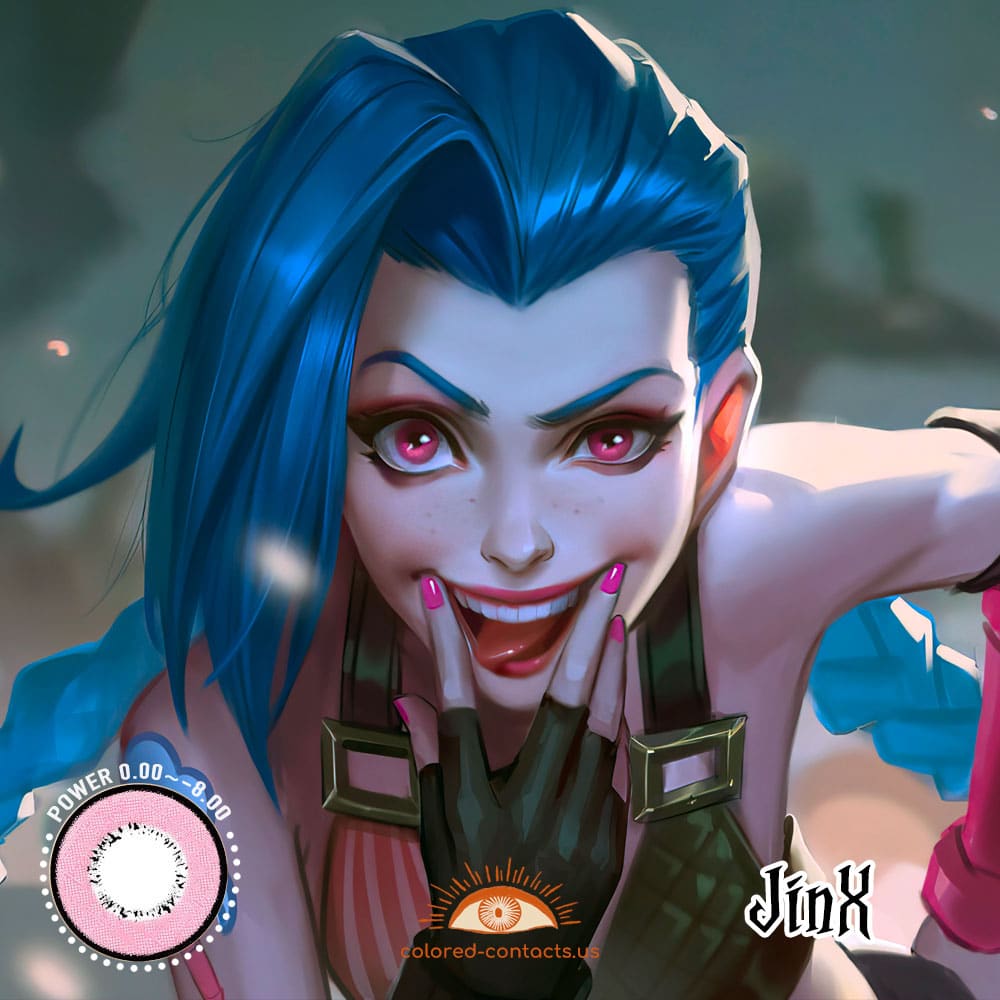 Jinx Cosplay Contact Lenses - image 1