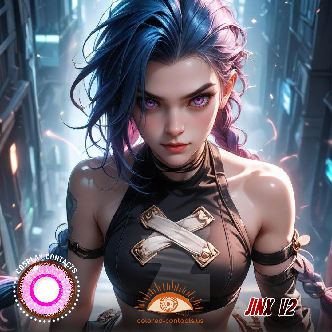 Jinx Cosplay Contact Lenses - thumbnail 5