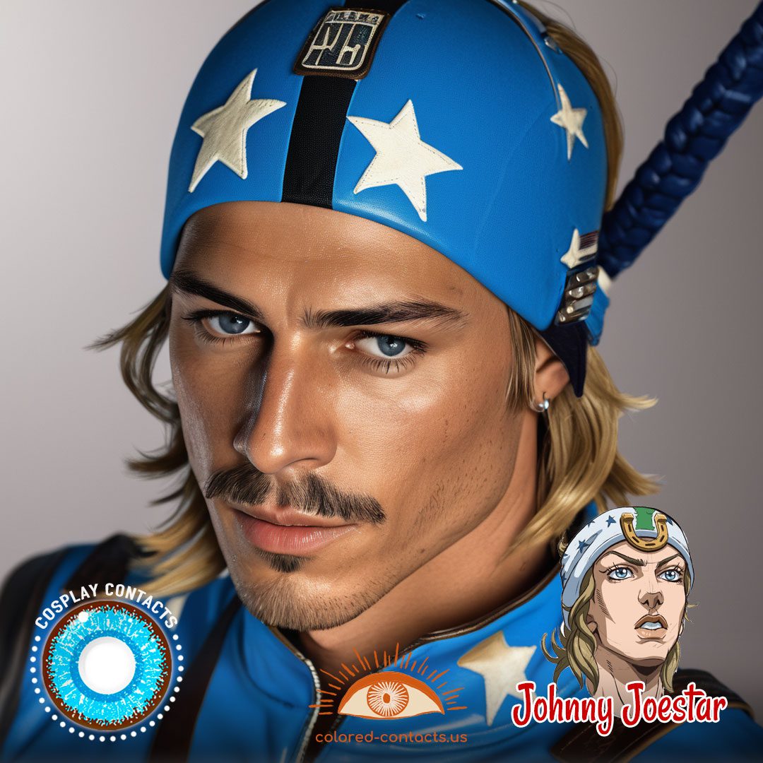 JoJo's Bizarre Adventure: Johnny Joestar Cosplay Contact Lenses - image 1