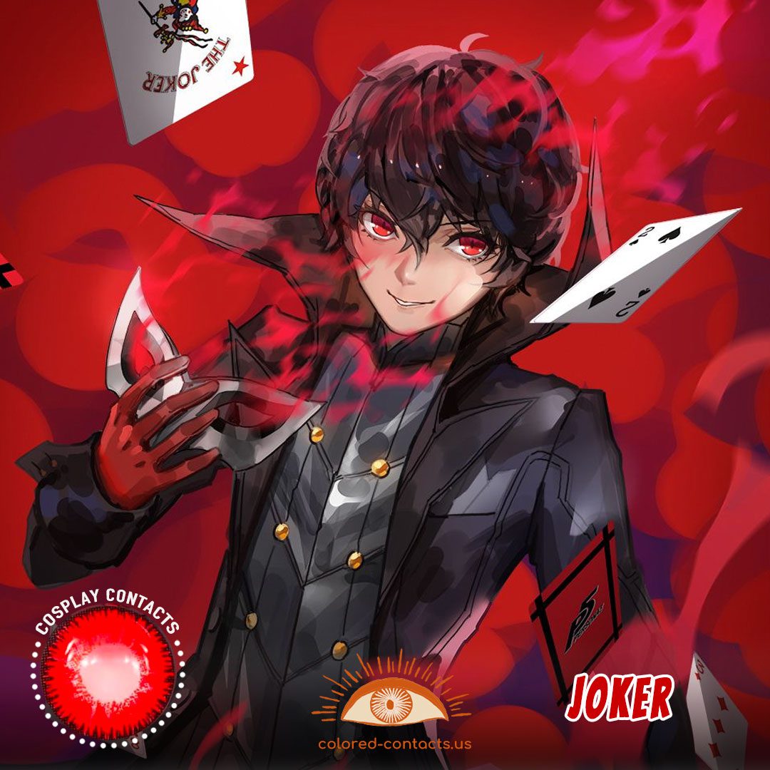 Persona 5 : Joker Cosplay Contact Lenses - image 1