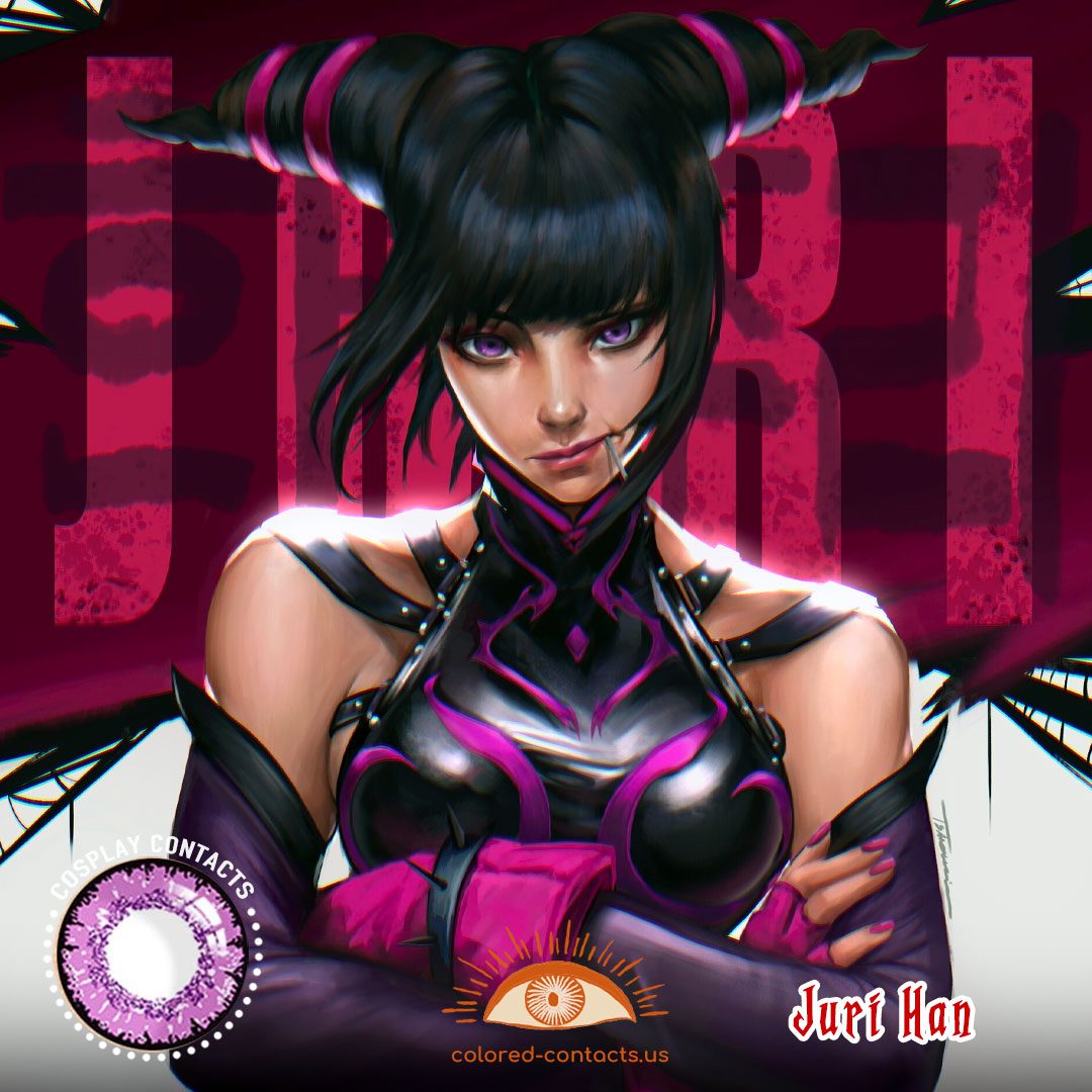 Juri Han Cosplay Contacts - image 1