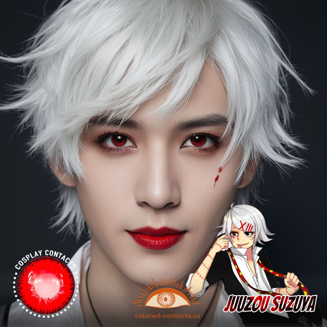 Tokyo Ghoul: Juuzou Suzuya Cosplay Red Contact Lenses - image 1